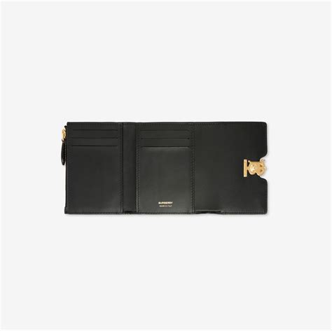 TB Compact Wallet in Black 